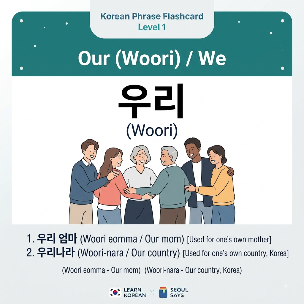 Why Koreans Say ‘Our Mom’ Instead of ‘My Mom’: The Secret Behind ‘Woori’ (우리)